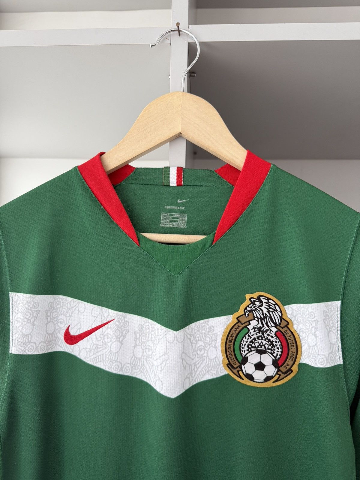 Nike Nike Mexico Vintage 2006 2007 World Cup Home Jersey Size US S / EU 44-46 / 1 - 5 Thumbnail