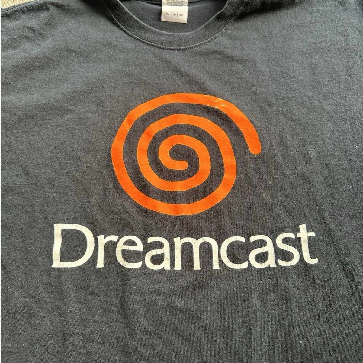 Gildan Vintage 90s SEGA Dreamcast Video Game Promo Black T-Shirt XL Size US XL / EU 56 / 4 - 2 Thumbnail