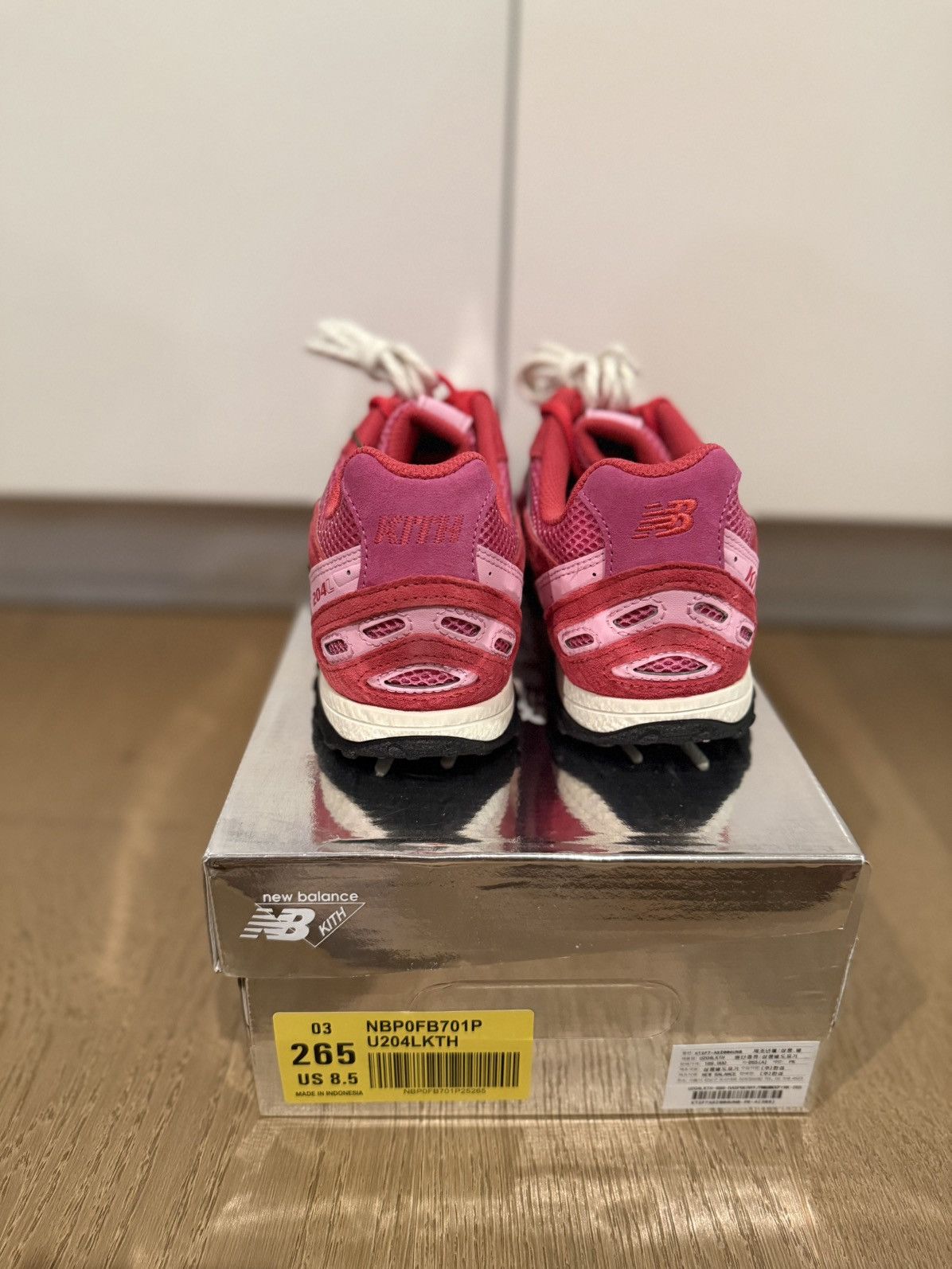 Kith × New Balance New Balance x Kith 204L Pink Silver U204LKTH 8.5 Men’s Size US 8.5 / EU 41-42 - 4 Thumbnail