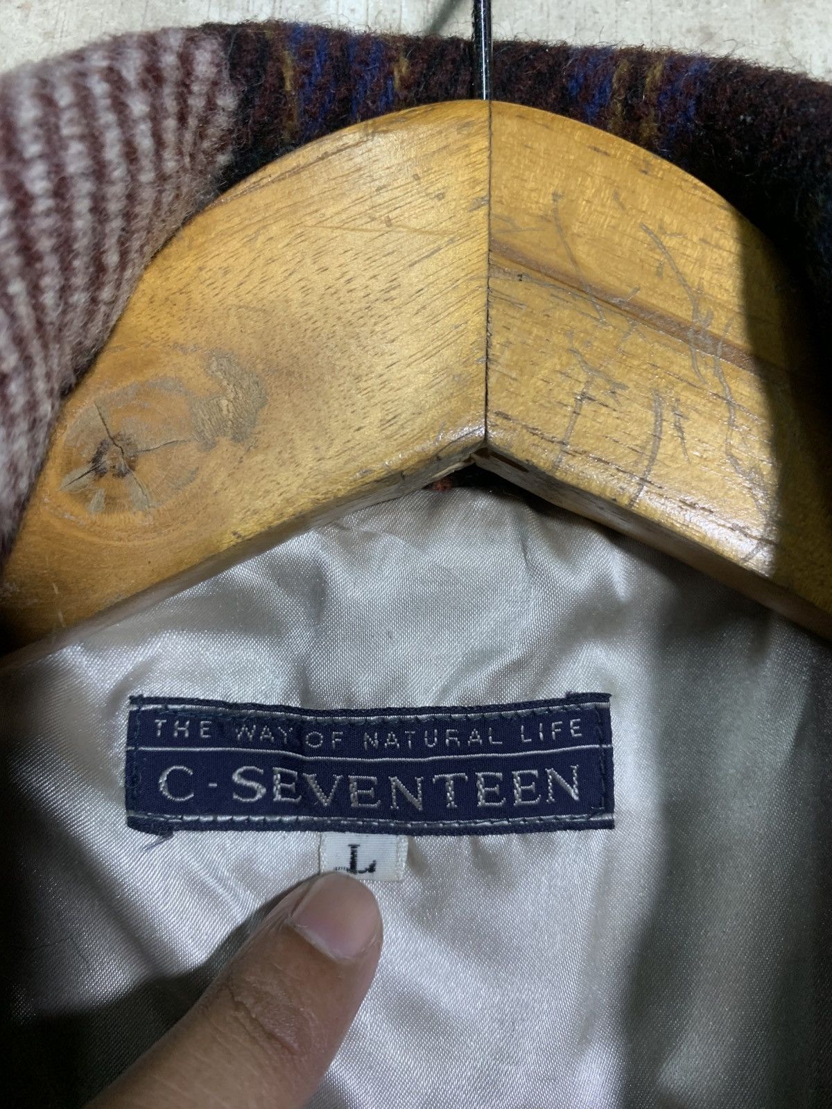 Japanese Brand 🔥C SEVENTEEN WOOL SPLIT DESIGN JACKETS Size US L / EU 52-54 / 3 - 8 Thumbnail