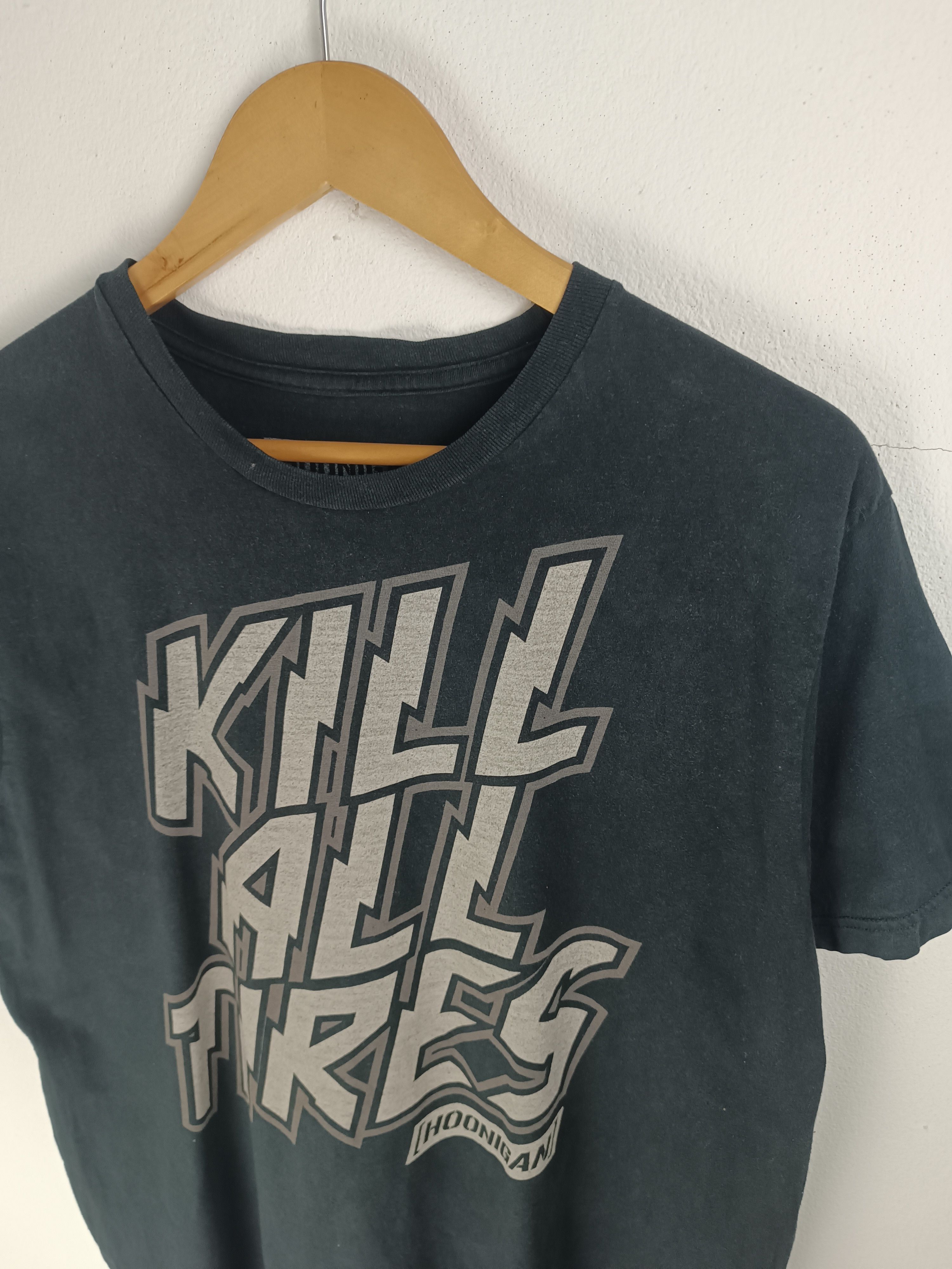 Vintage VINTAGE HOONIGAN KILL ALL TIRES KEN BLOCK PASTRANA TEE Size US L / EU 52-54 / 3 - 7 Thumbnail