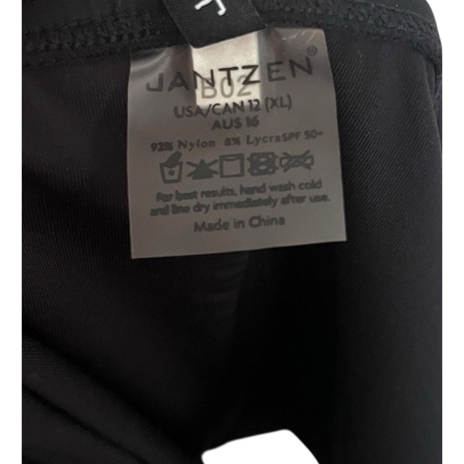 Jantzen Jantzen | Black Comfort Core Swim Brief Bottom Size 12 (XL) Size XL / US 12-14 / IT 48-50 - 7 Thumbnail