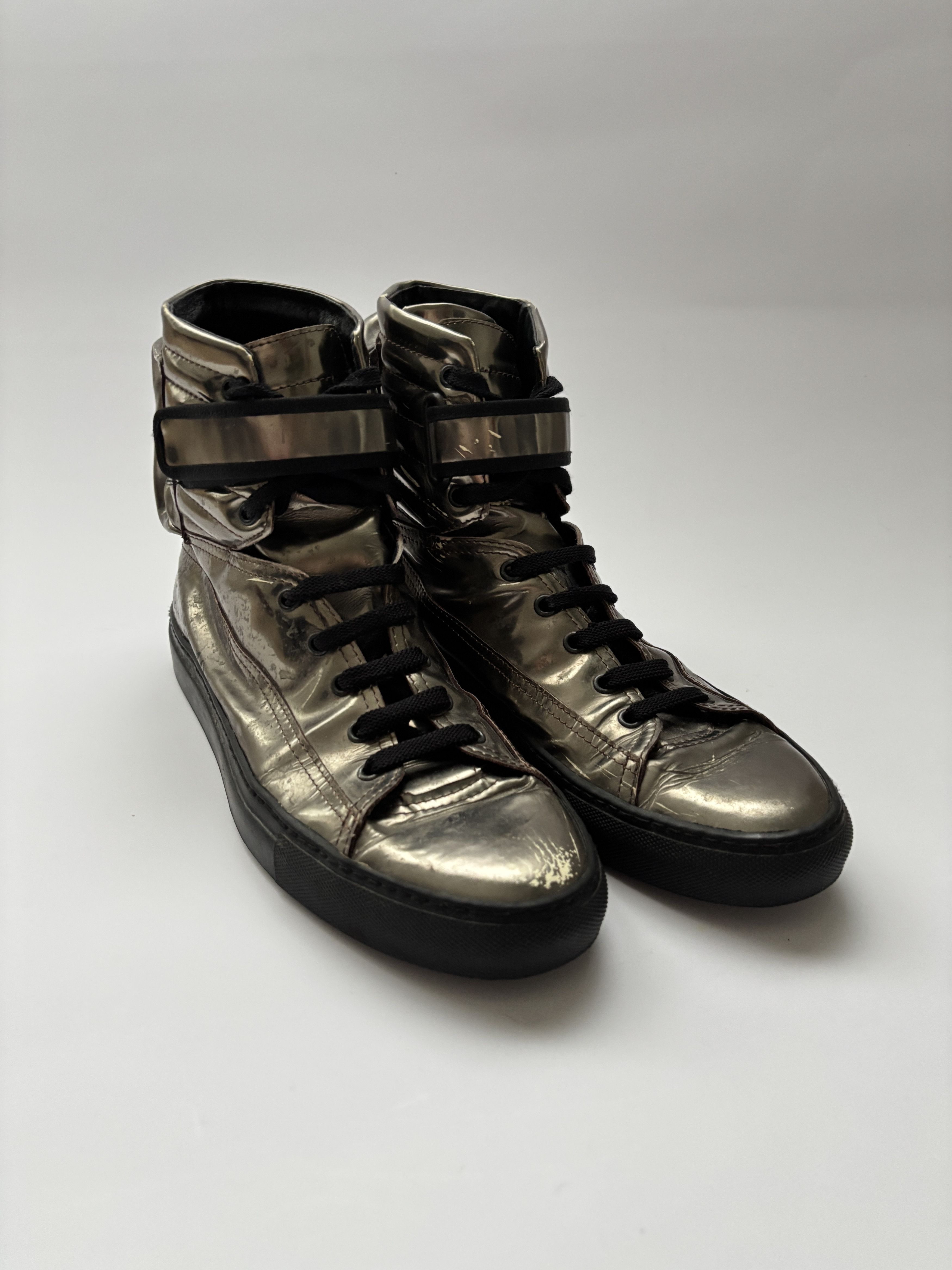 Raf Simons ⚡️QUICK SALE⚡️2009 Raf Simons Gold Astronaut Sneakers Size US 10 / EU 43 - 2 Thumbnail