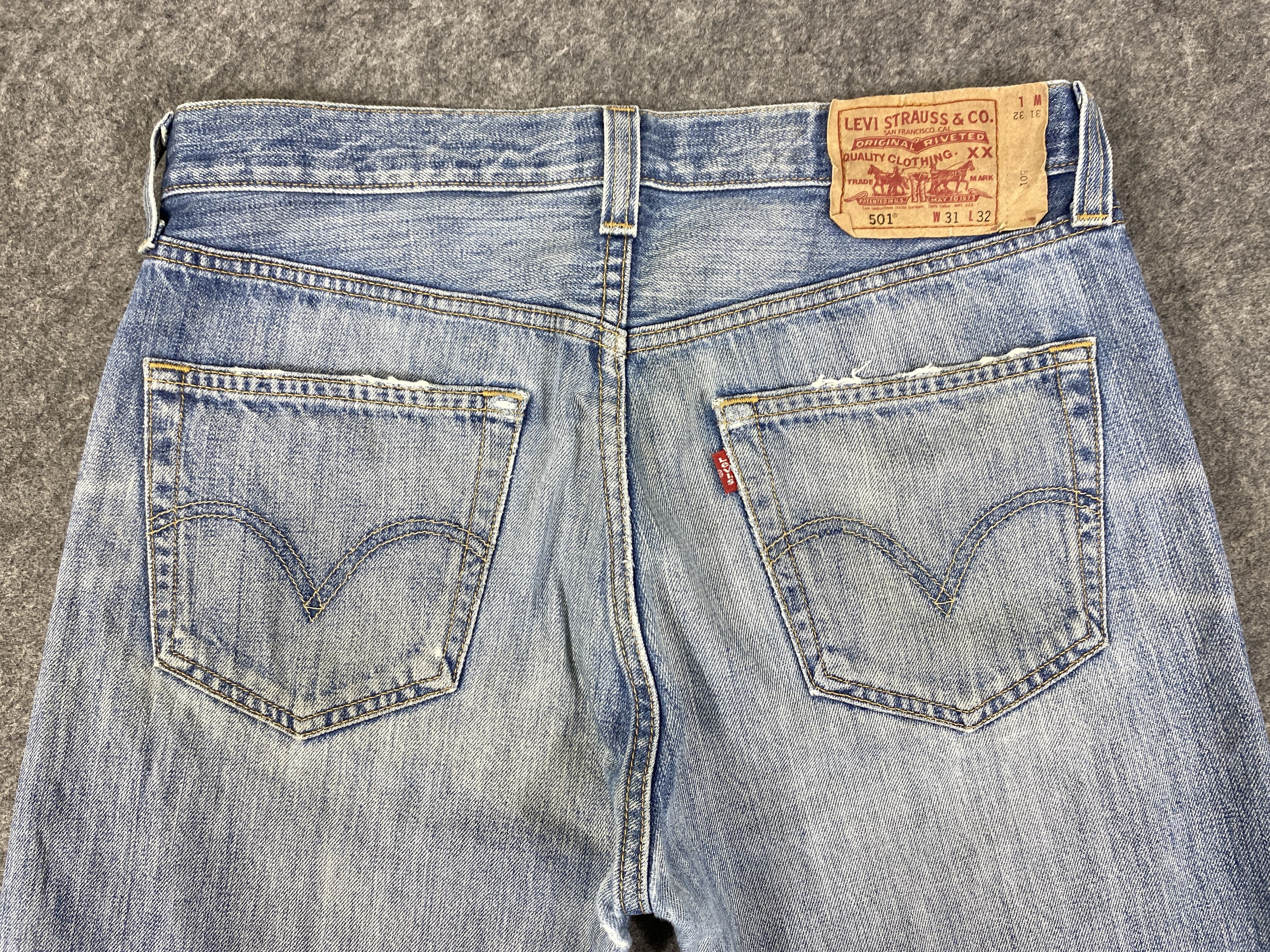 Hysteric Glamour Faded Blue Vintage Levis 501 Jeans 33x30- JN3104 Size US 33 - 4 Thumbnail