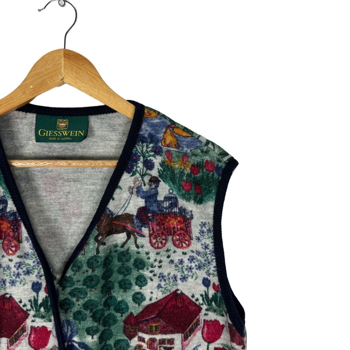 Art Comes First × GIESSWEIN ❄️GIESSWEIN AUSTRIA FLORAL ART VEST Size L / US 10 / IT 46 - 3 Thumbnail