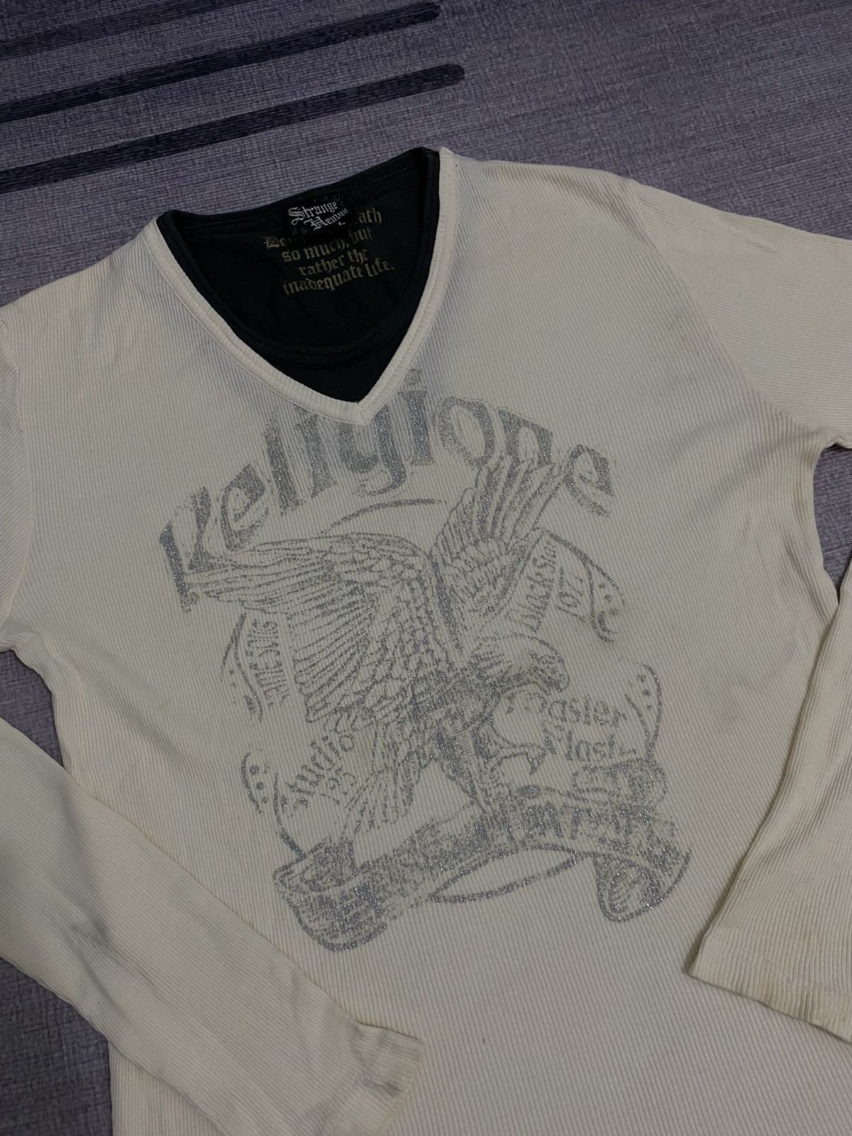 Hysteric Glamour Y2k STRANGE HEAVEN IFSIX LONG SLEEVE Size US M / EU 48-50 / 2 - 2 Thumbnail