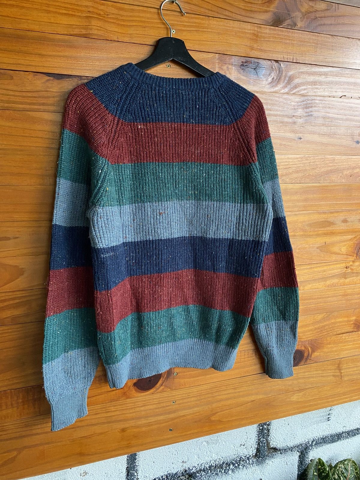 Vintage Vintage The Sundays Sportswea Striped Knit Sweater Speckled Size US S / EU 44-46 / 1 - 10 Thumbnail