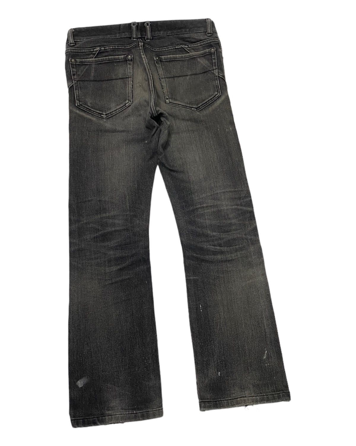 If Six Was Nine × Katharine Hamnett London KATHARINE HAMNETT LONDON DISTRESS BLACK DENIM JEANS Size US 30 / EU 46 - 4 Thumbnail