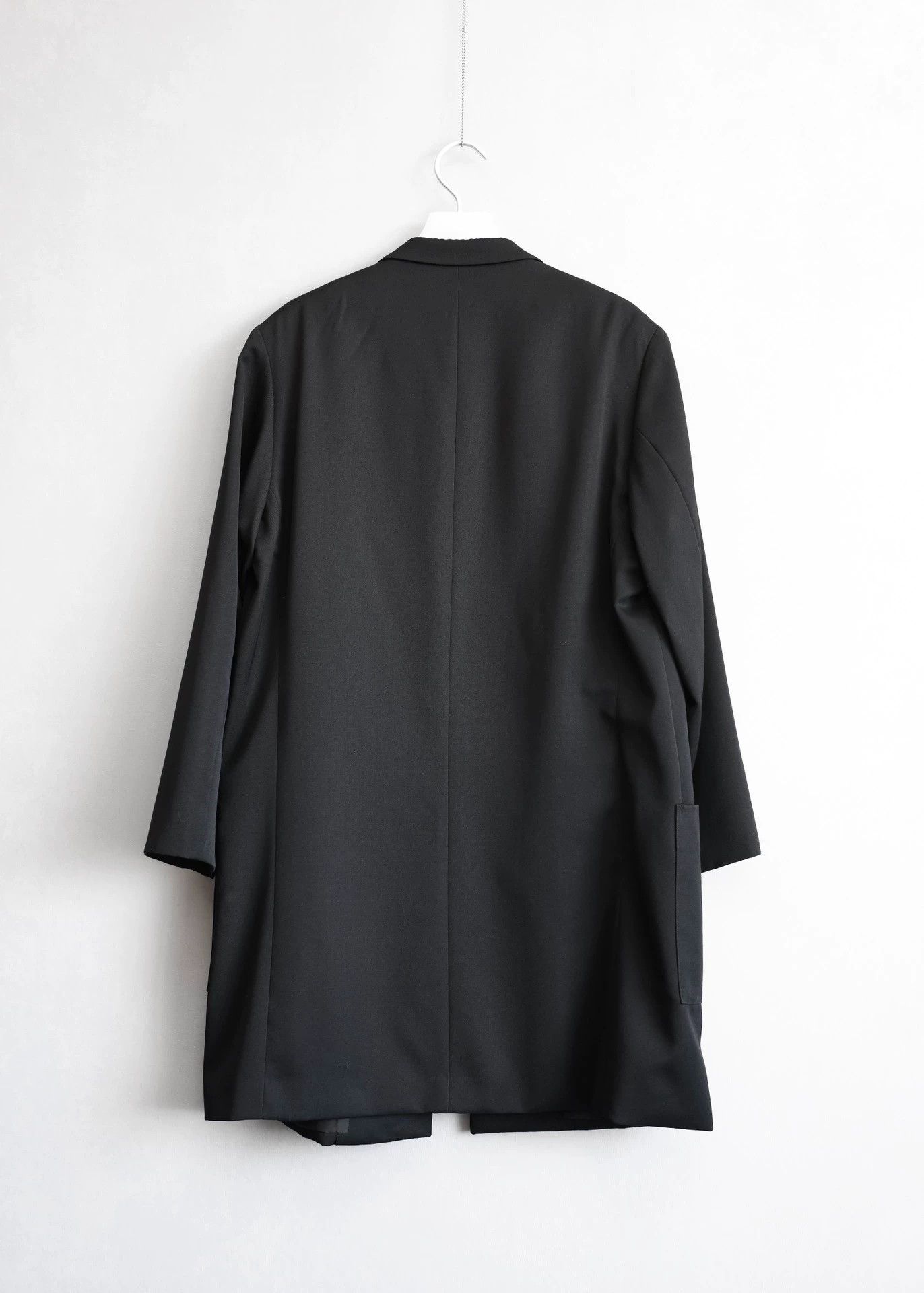 Yohji Yamamoto Yohji Yamamoto 99AW Buttonless Long Coat Black S Size US S / EU 44-46 / 1 - 7 Thumbnail