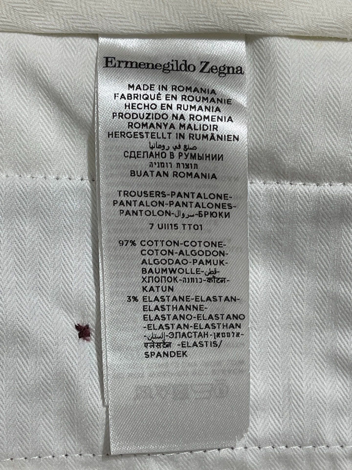 Ermenegildo Zegna Ermenegildo Zegna Slim Chino 50/52 Size US 34 / EU 50 - 8 Thumbnail