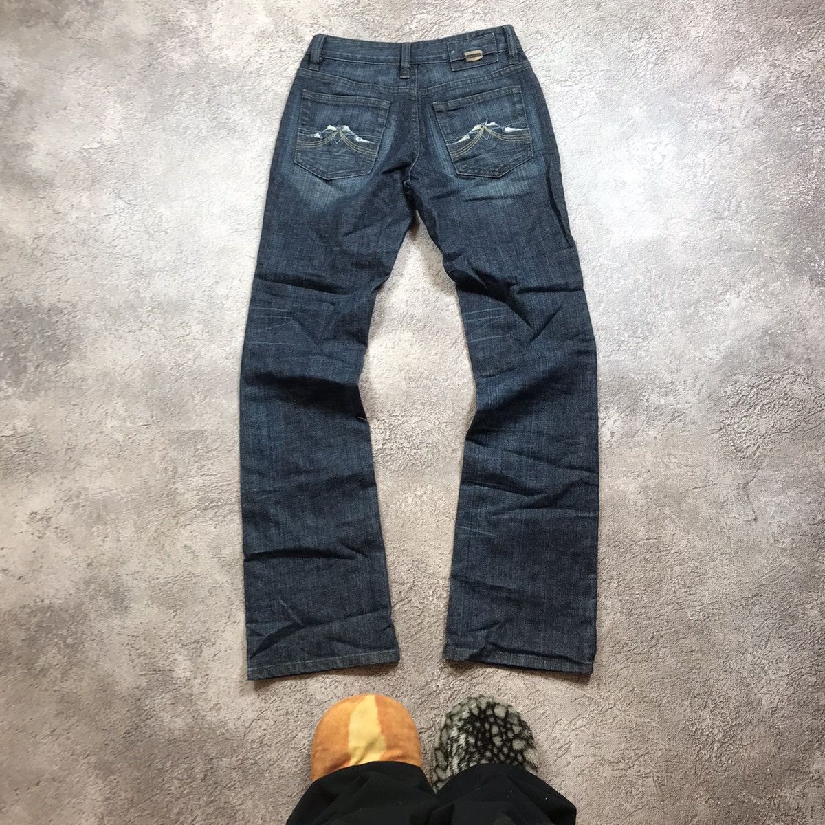 Vintage Vintage Diesel Japan Distressed Low Rise Flared Jeans 90s 27 Size 27" / US 4 / IT 40 - 5 Thumbnail