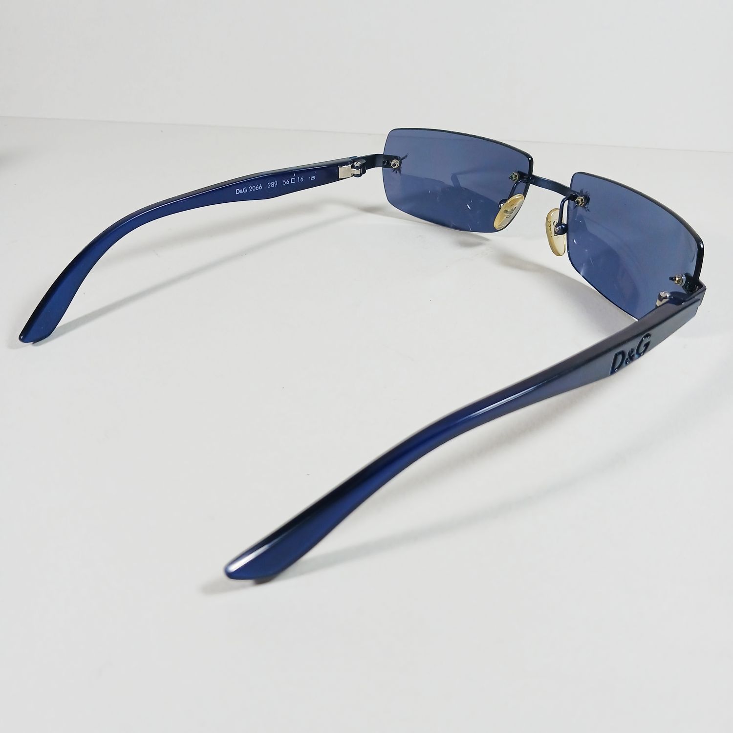 Dolce & Gabbana Dolce&Gabbana DG2066 Blue Translucent D&G Rimless Sunglasses Size ONE SIZE - 12 Thumbnail