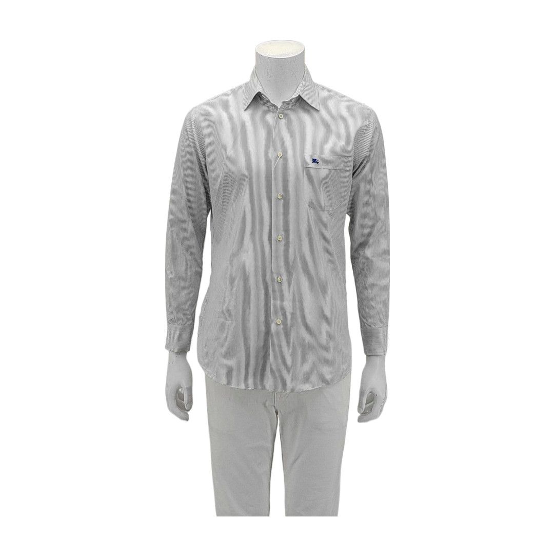 Burberry Burberry Black Label Striped Button Up Shirt 40 Size US XXS / EU 40 - 1 Thumbnail