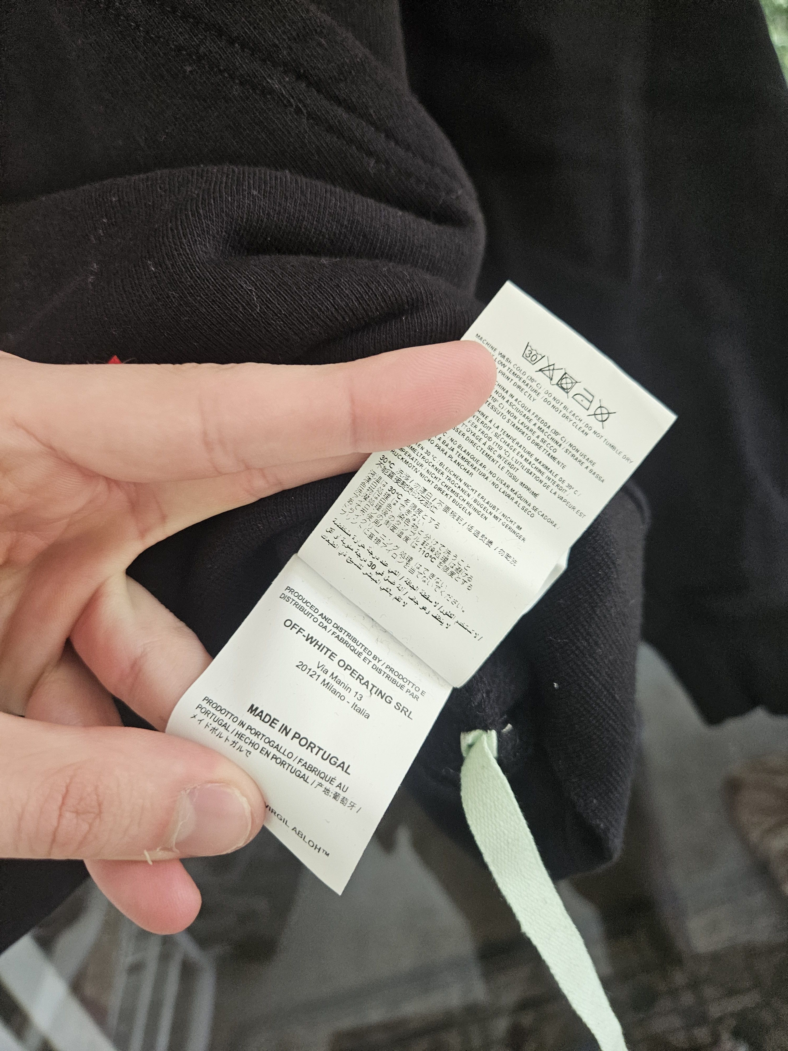 Off-White Off White Panther Logo Russian Script Black Hoodie Size US M / EU 48-50 / 2 - 11 Thumbnail