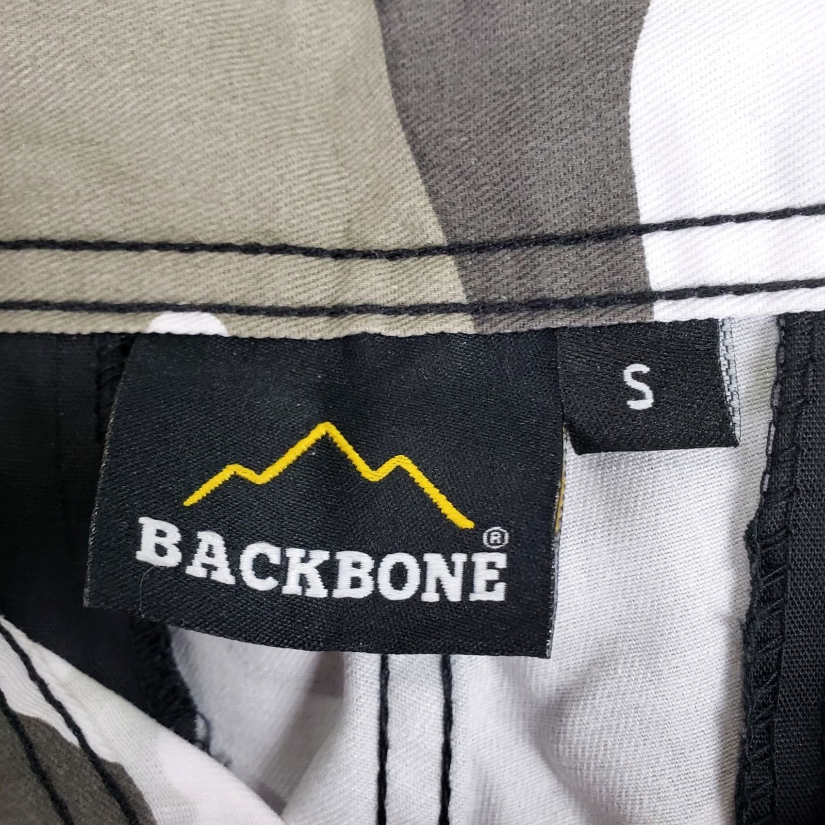 Backbone Backbone Pants Mens S White Grey Black Camo Cargo Streetwear Gorpcore Size US 30 / EU 46 - 4 Thumbnail