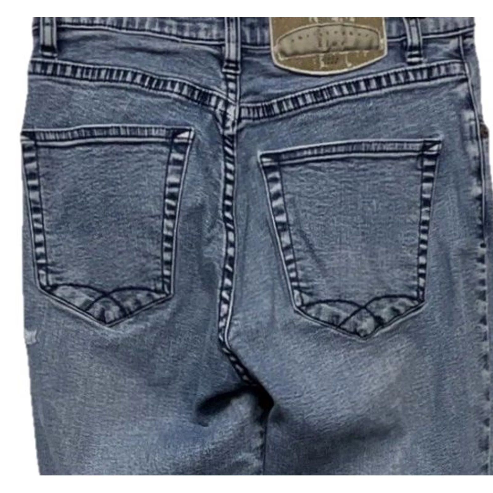 Denime Christopher Blue Women’s Jeans Size 6 Blue Stretch Denim Straight Leg Mid Rise Jeans Women Regular 30in inseam Blue Size 29" - 5 Thumbnail