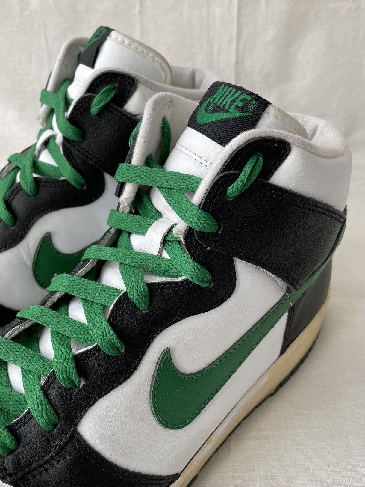 Nike '06 Nike Dunk Hi Pine Green Sneakers 309432-131 Size US 11 / EU 44 - 8 Thumbnail