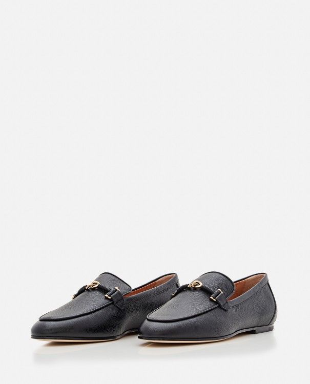 Tod's o1s22i1n0325 Calfskin Loafers in Black Size US 9 / IT 39 - 3 Thumbnail