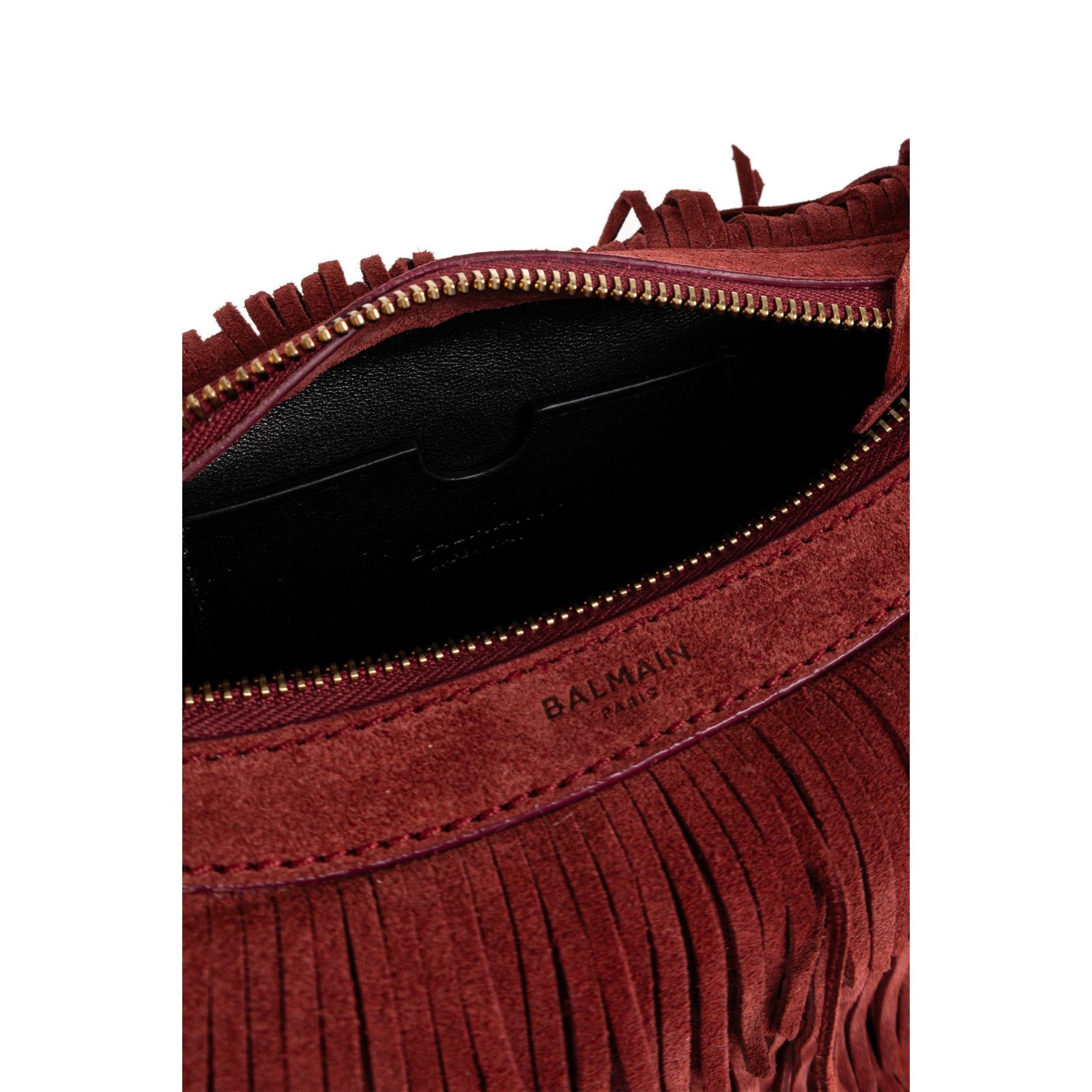 Balmain BALMAIN Ebene Mini Red Top Handle Bag New & Authentic Size ONE SIZE - 4 Thumbnail