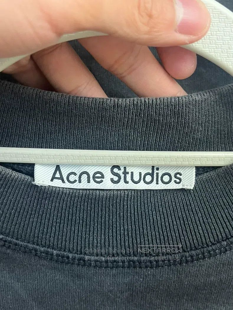 Acne Studios Acne Studios Micro Logo Solid Cotton Casual Short Sleeve T Size US XS / EU 42 / 0 - 3 Thumbnail