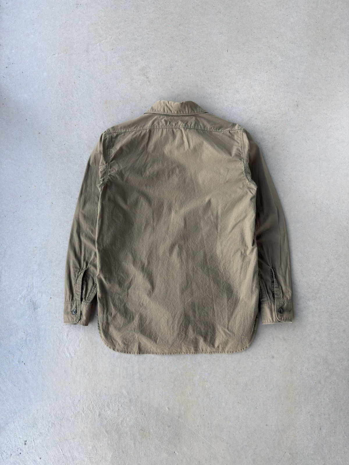 Kapital Kapital Military Green Long Sleeve Button Up Shirt Size US S / EU 44-46 / 1 - 2 Thumbnail