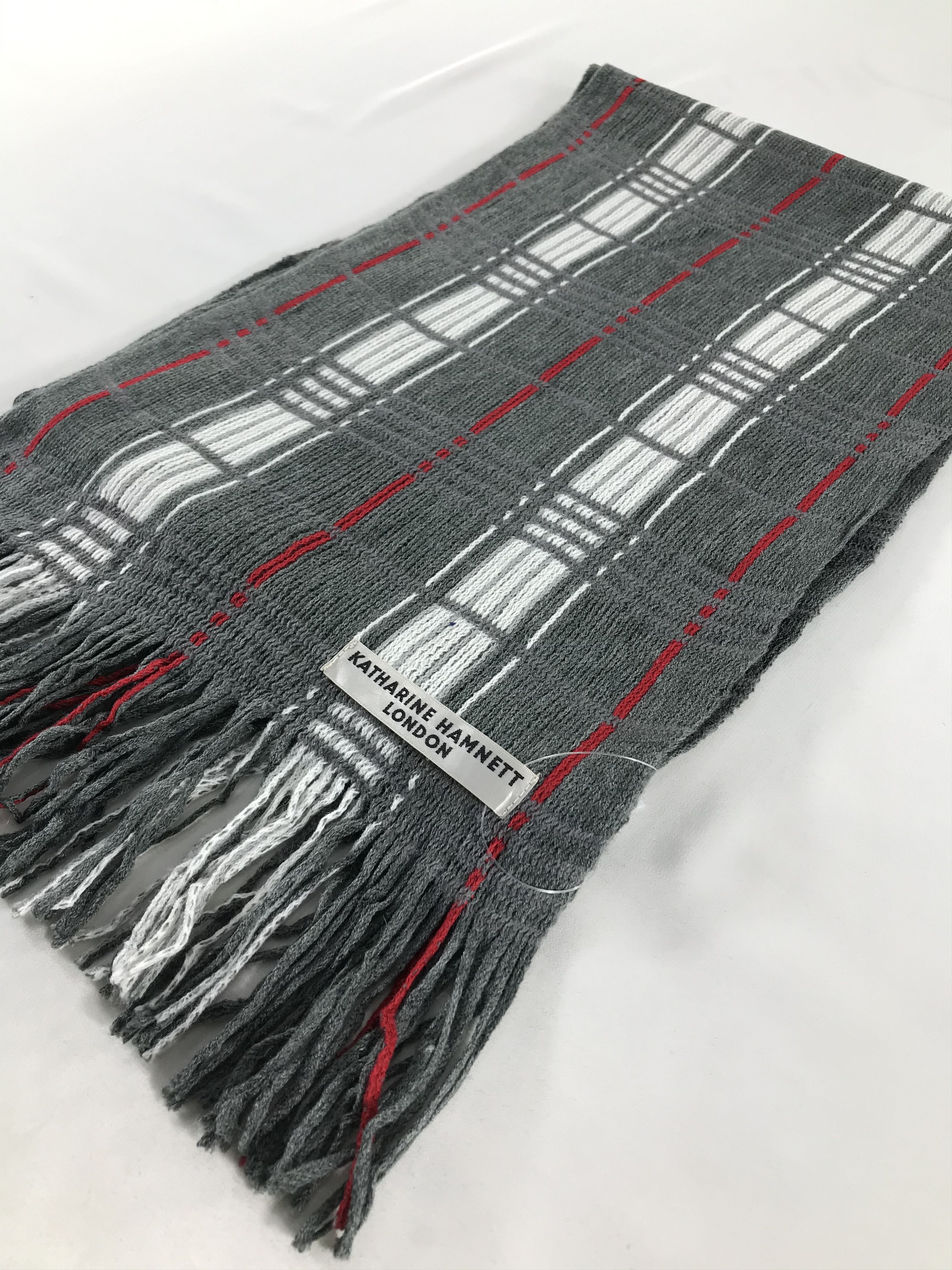 Katharine Hamnett London × Vintage Katharine Hamnett London Scarf / Muffler / Neckwear Size ONE SIZE - 3 Thumbnail