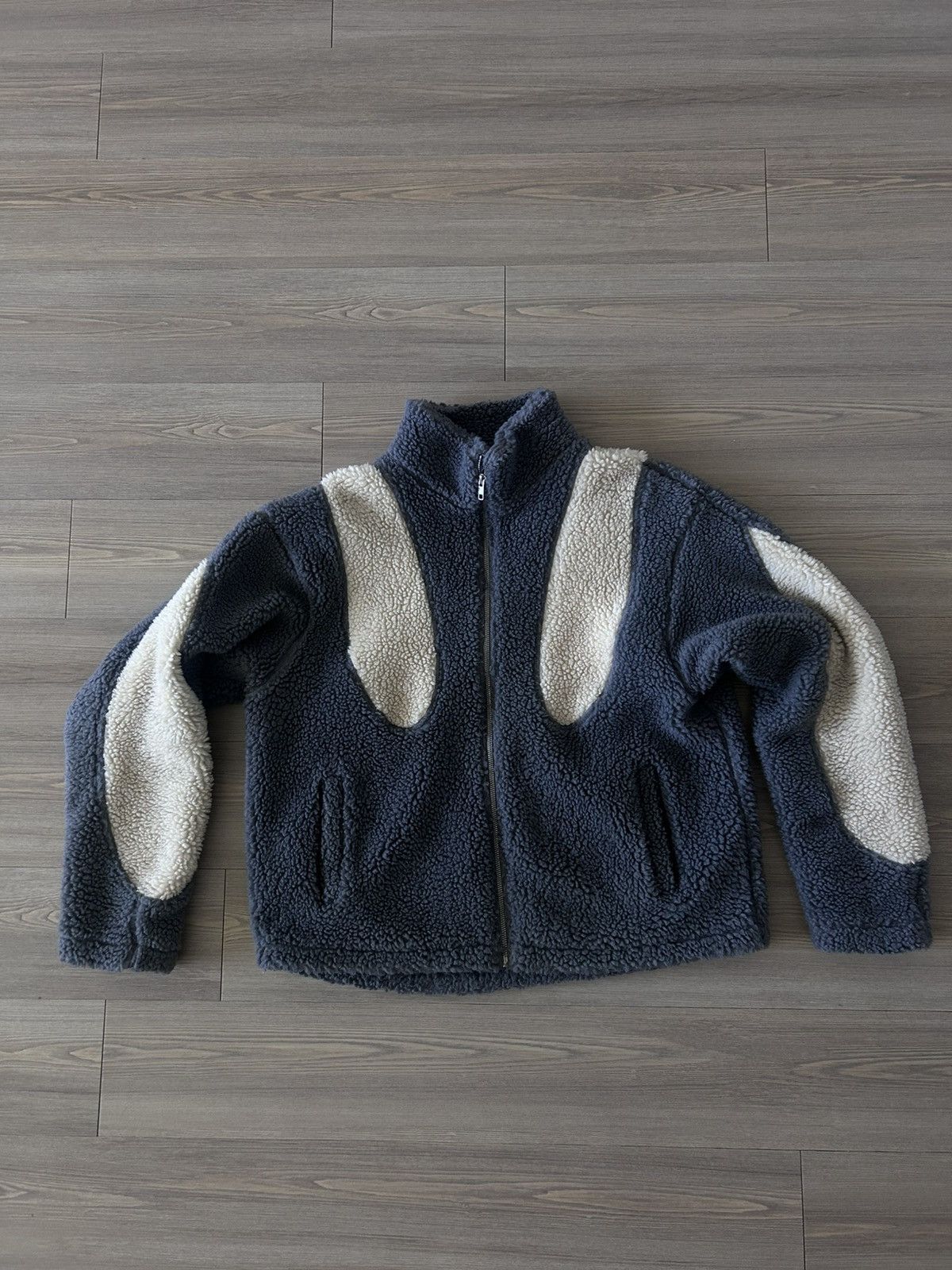 Systemic Systemic Grey Fleece Jacket | Grailed