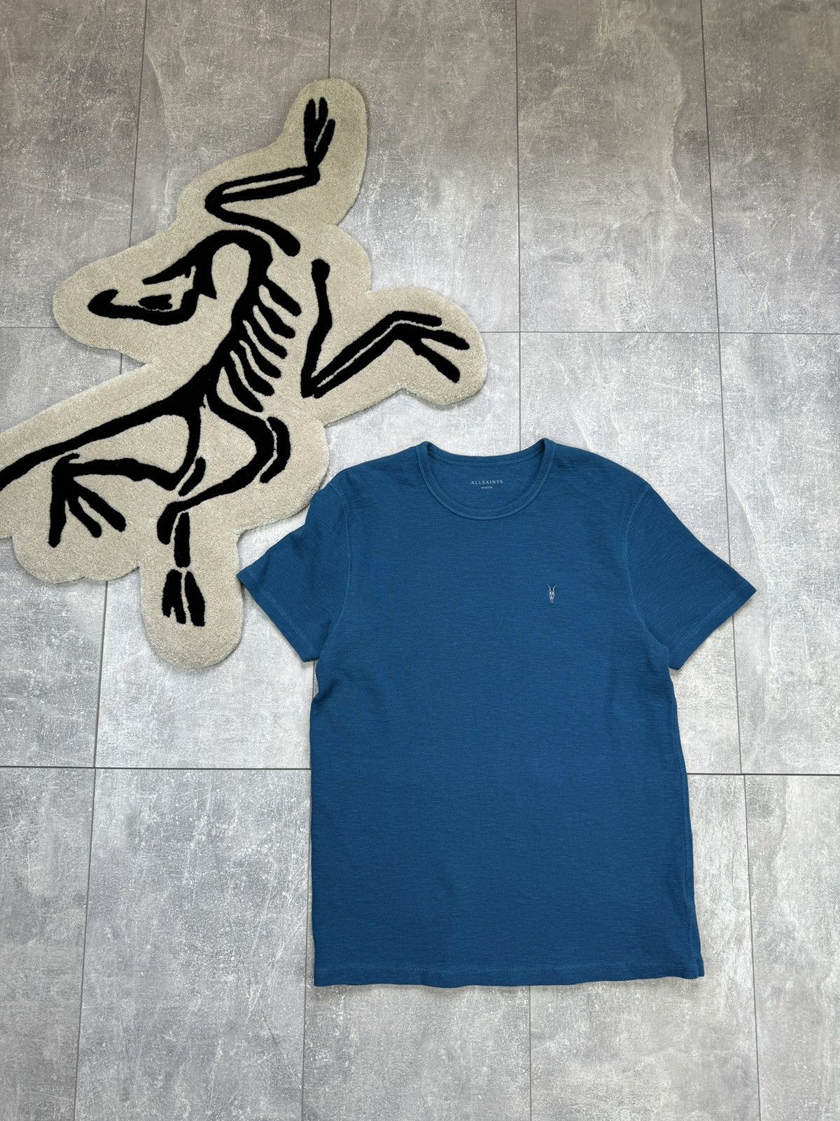 Allsaints Mens AllSaints T-shirt ss crew blue tee blue size M Size US M / EU 48-50 / 2 - 10 Thumbnail