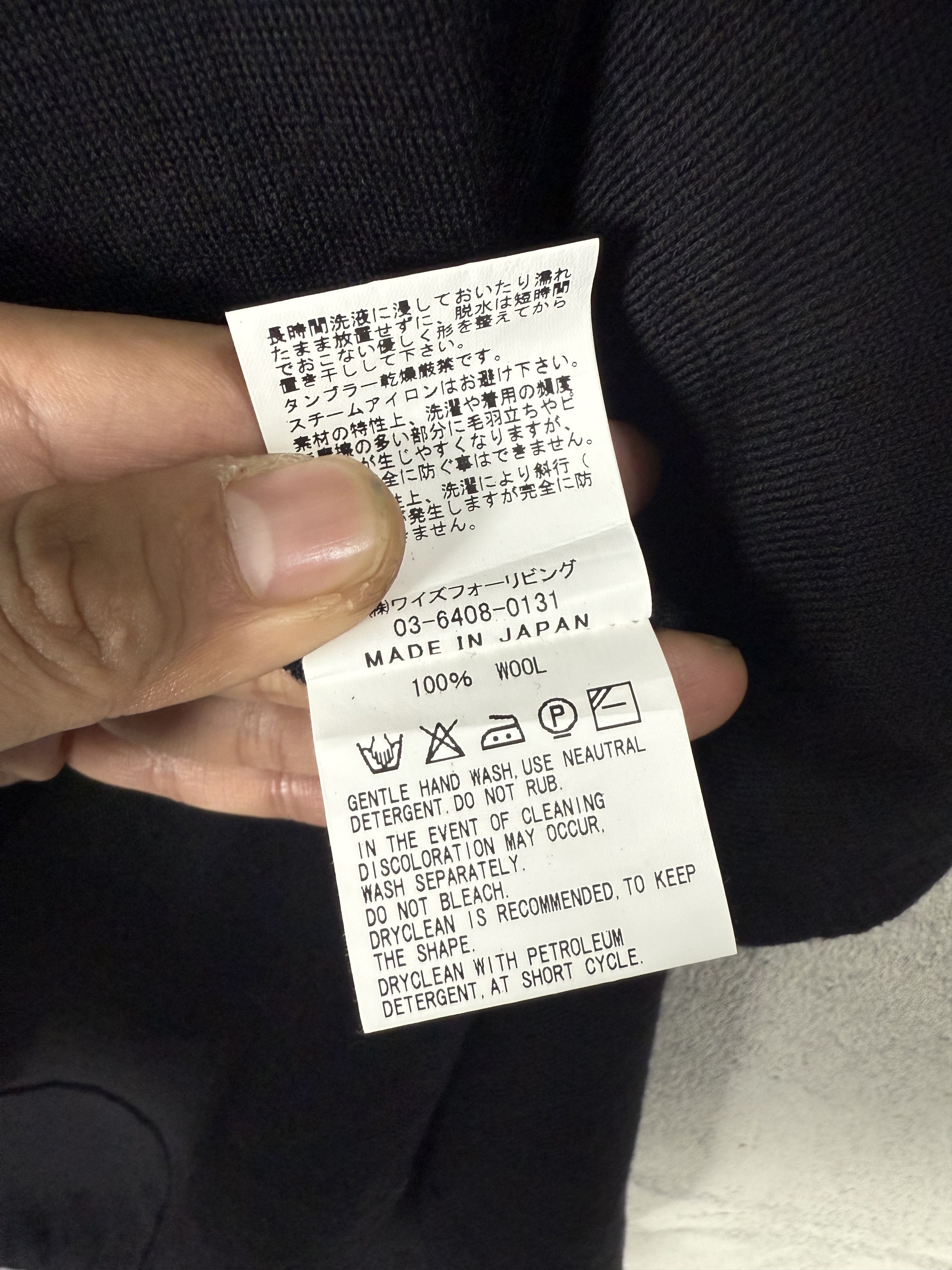 Yohji Yamamoto Y's Yohji Yamamoto Wool Outer Cardigan Size US L / EU 52-54 / 3 - 14 Thumbnail