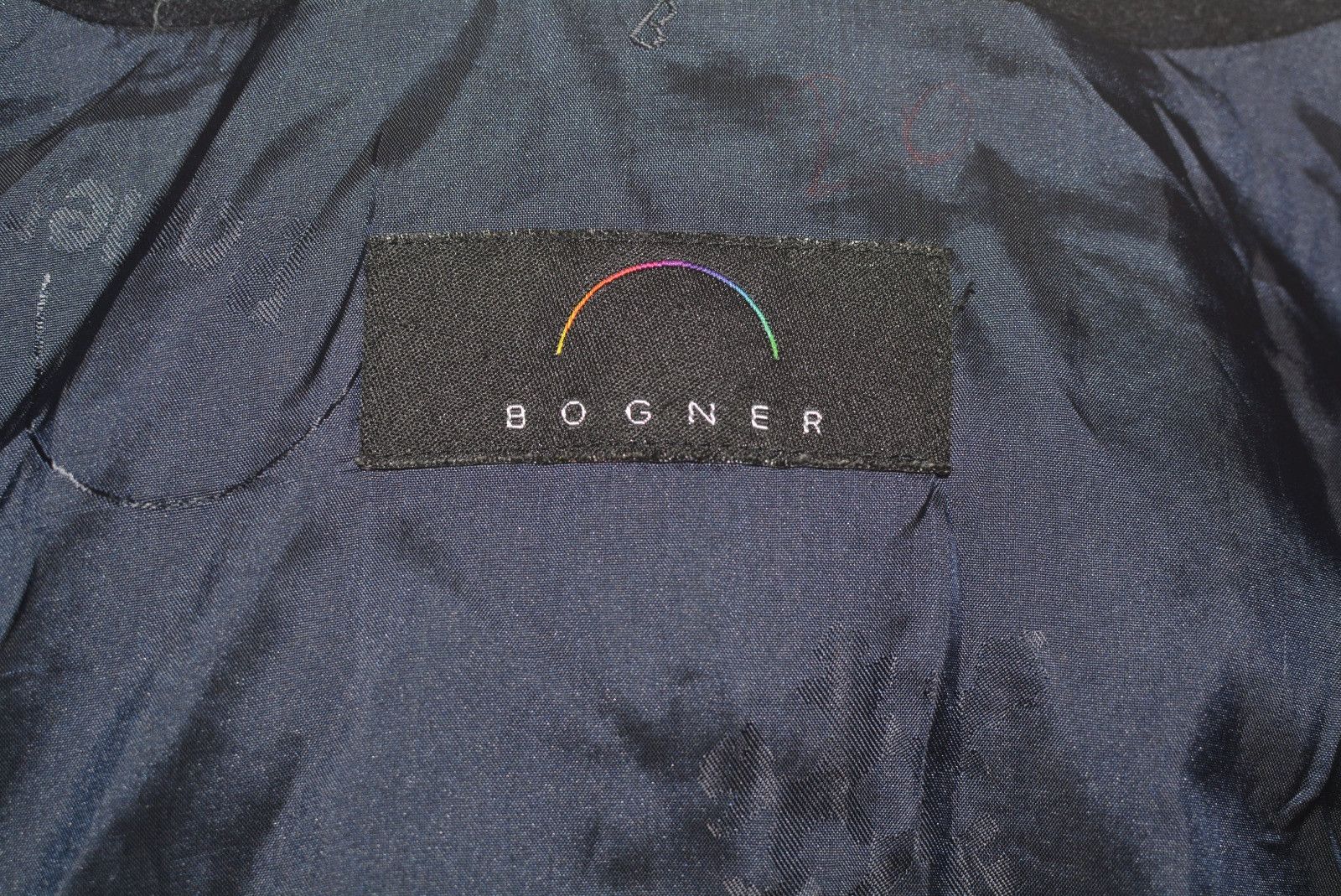 Bogner × Vintage Vintage 80s Bogner Dark Blue Women's Coat oversized L XL XXL Size XL / US 12-14 / IT 48-50 - 5 Thumbnail