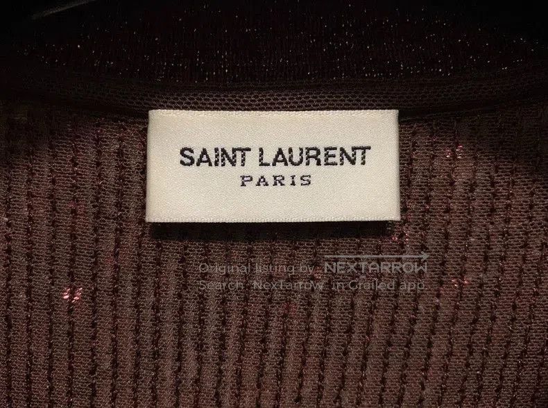 Saint Laurent Paris Saint Laurent Sequin Long Sleeve Shirt. Size US L / EU 52-54 / 3 - 3 Thumbnail