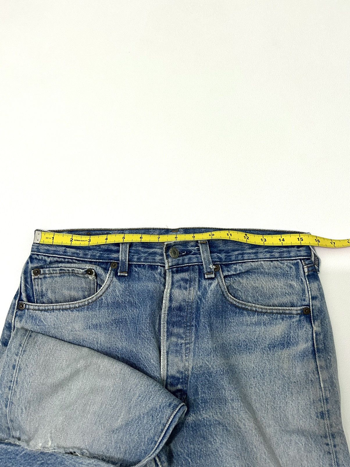 Levi's × Levi's Vintage Clothing 80s Vintage Levis 501 #522 Distressed Jeans Size US 31 - 14 Thumbnail