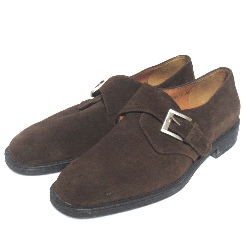 Salvatore Ferragamo Salvatore Ferragamo Salvatore Ferragamo Single Monk Strap Suede Business Shoes Leather Shoes DUTY FREE for USA Size ONE SIZE - 1 Thumbnail