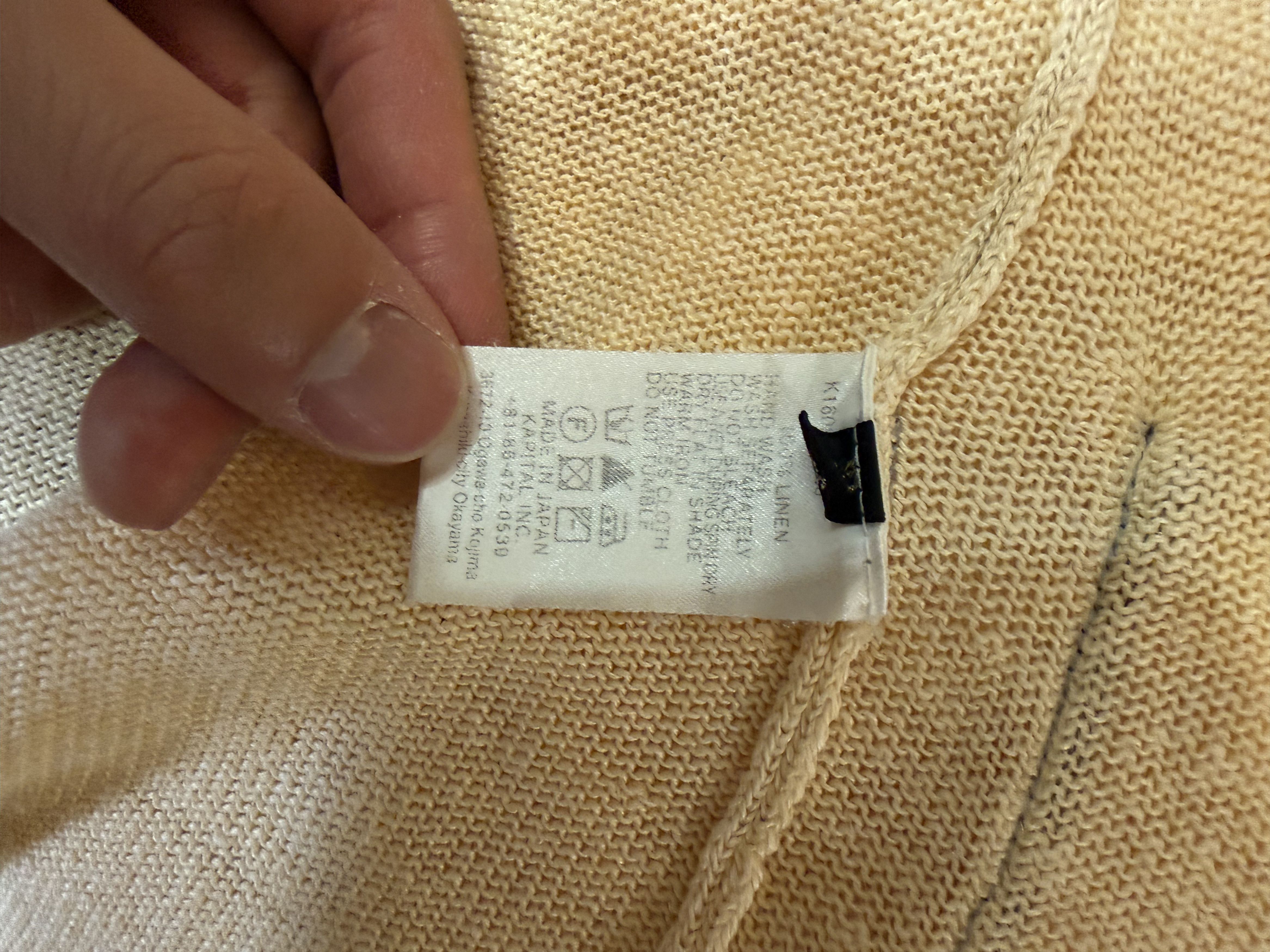 Kapital Kapital Linen Gold Button Cardigan Size US L / EU 52-54 / 3 - 8 Thumbnail