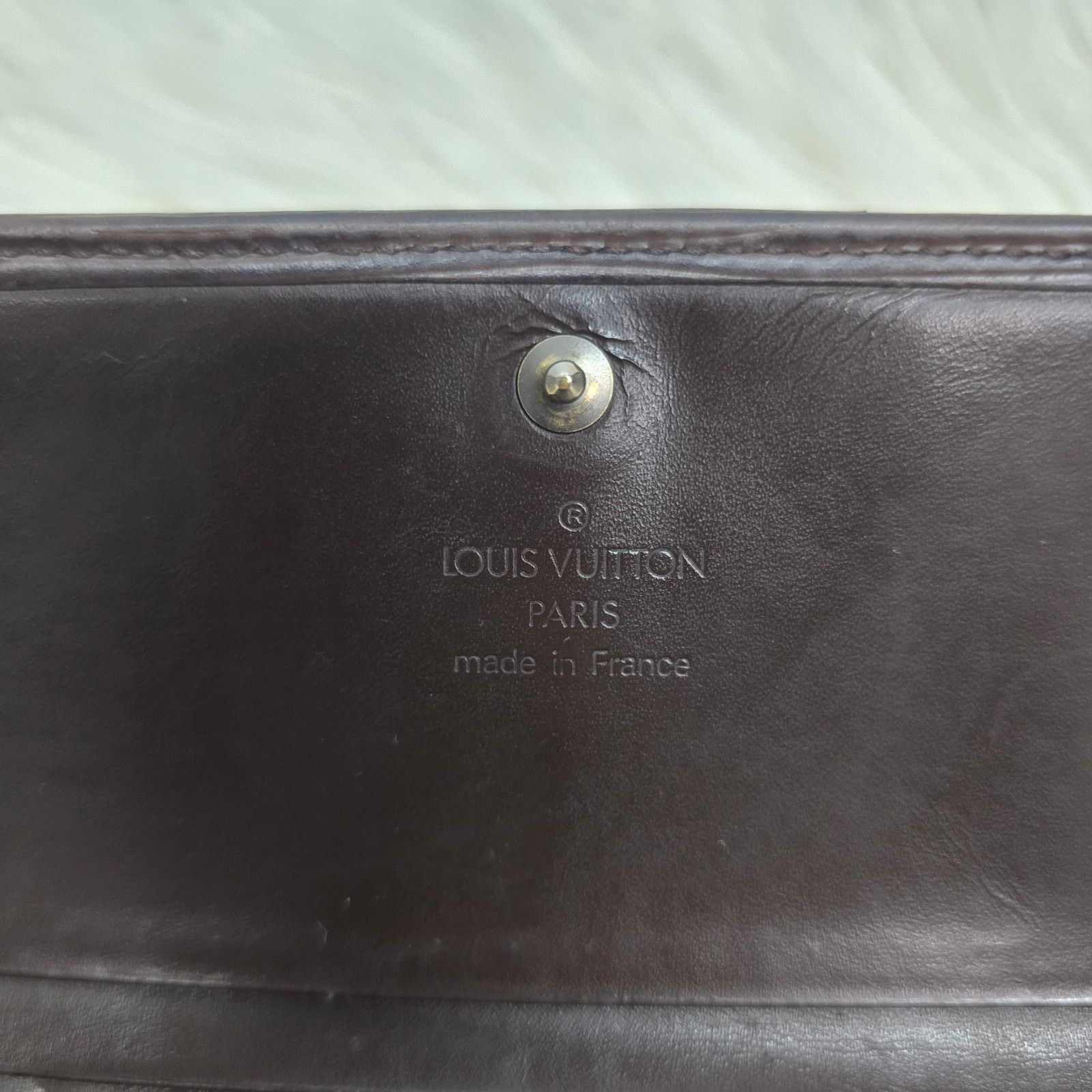 Louis Vuitton LOUIS VUITTON Epi Leather Wallet Porte Monnaie Bifold Brown Size ONE SIZE - 6 Thumbnail