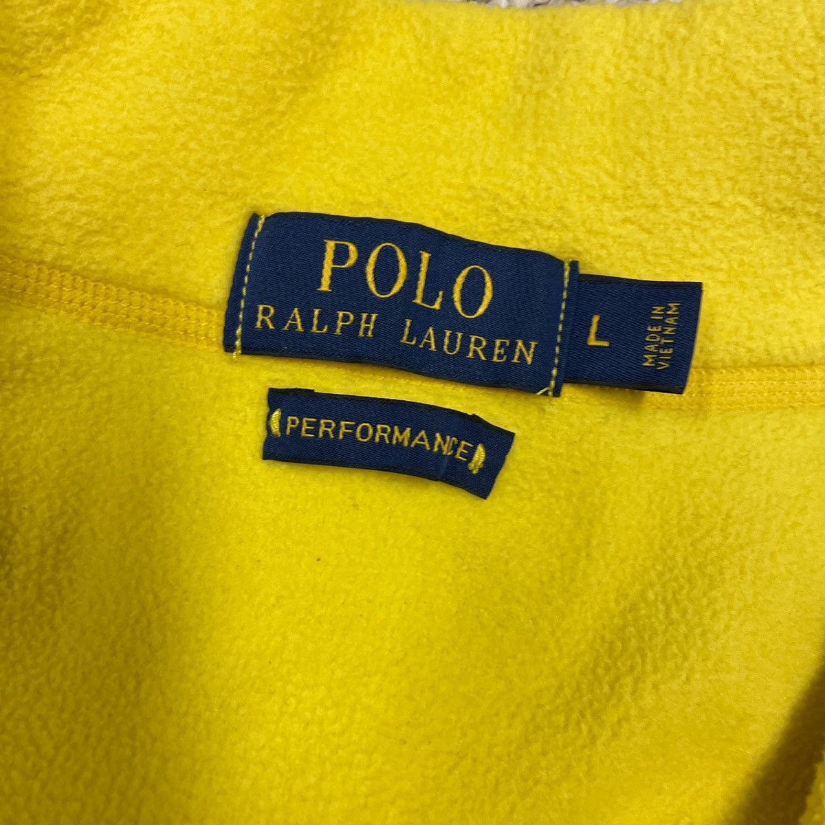 Designer × Polo Ralph Lauren Polo Ralph Lauren Yellow Performance Quarter Zip - Large Size US L / EU 52-54 / 3 - 5 Thumbnail
