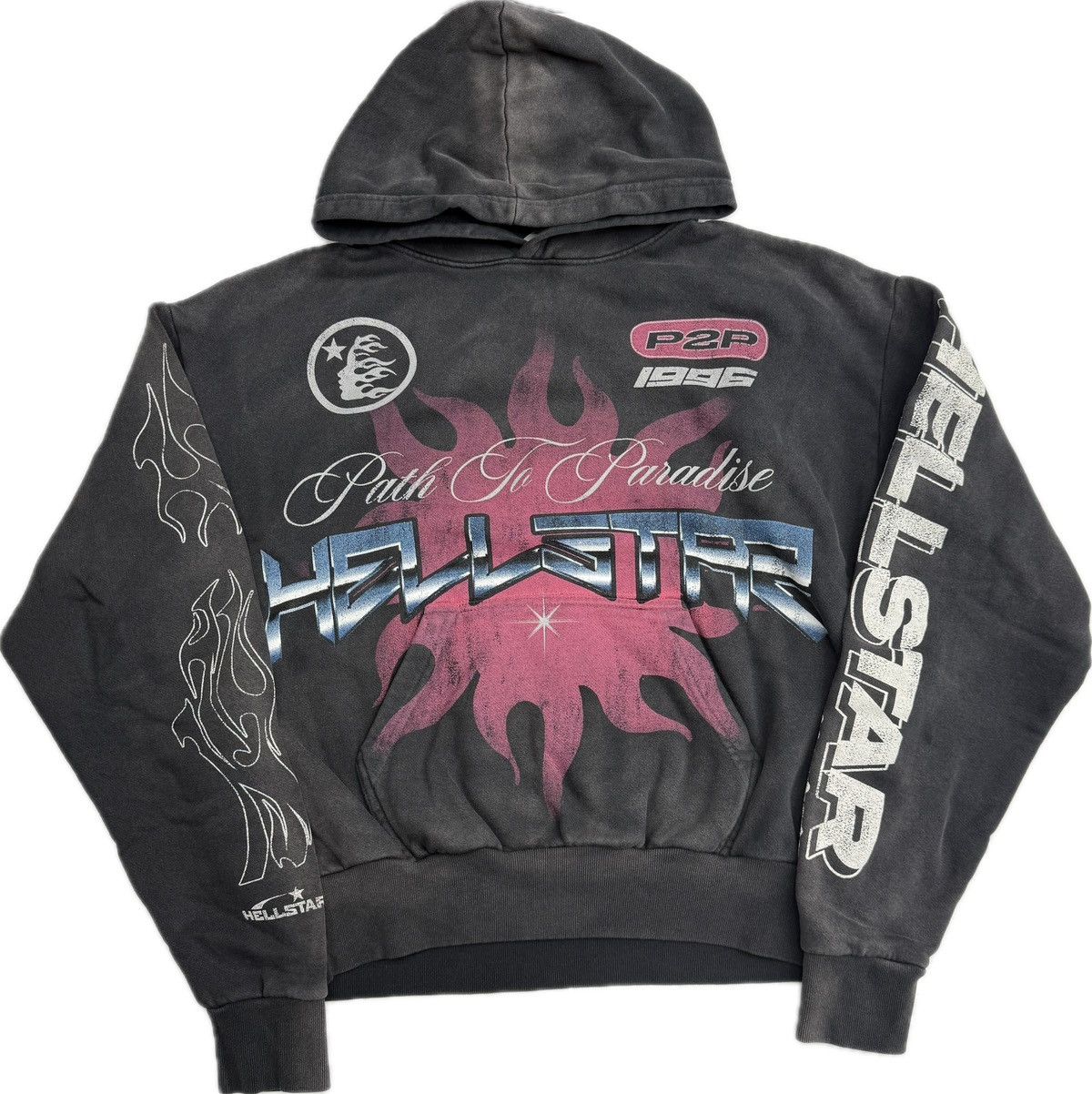 HELLSTAR Hellstar Racer Hoodie Black | Grailed