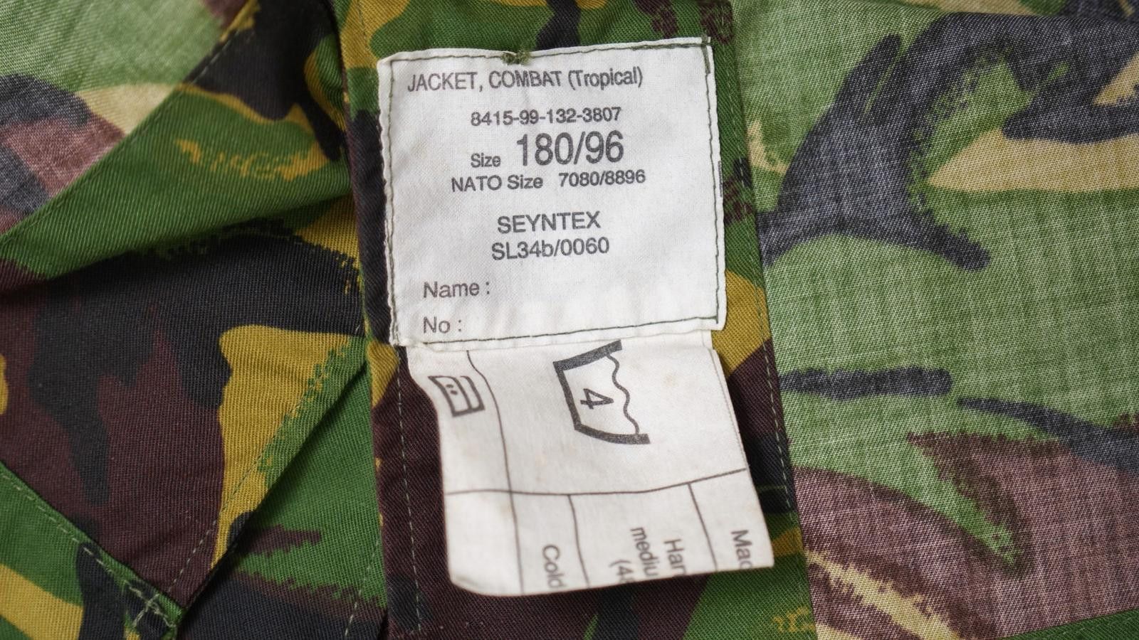Other 1980s British Army DPM Tropical Shirt - Medium Reg Size ONE SIZE - 2 Thumbnail