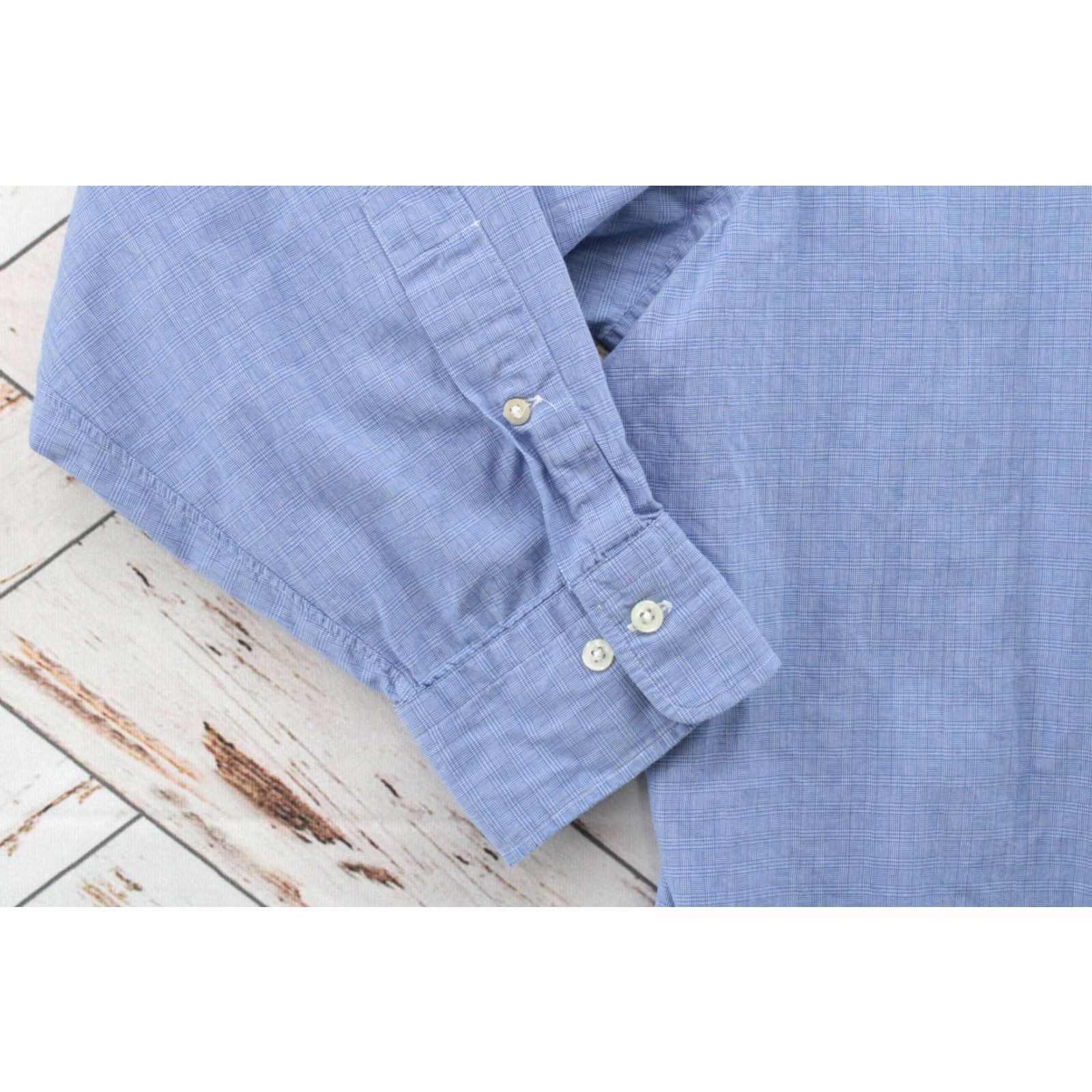 Polo Ralph Lauren VINTAGE Polo Ralph Lauren Philips Shirt Men's 18 34/35 Button Up Blue Checks Size US XXL / EU 58 / 5 - 4 Thumbnail
