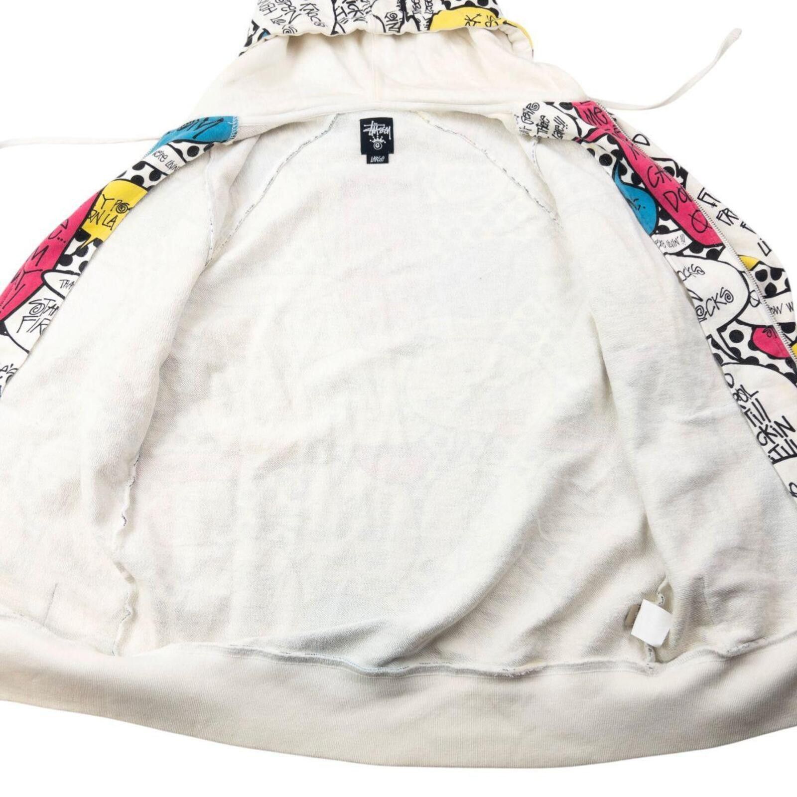 Stussy Vintage 2000s Stussy Speech Bubble Zip Up Hoodie Size L Size US L / EU 52-54 / 3 - 4 Thumbnail