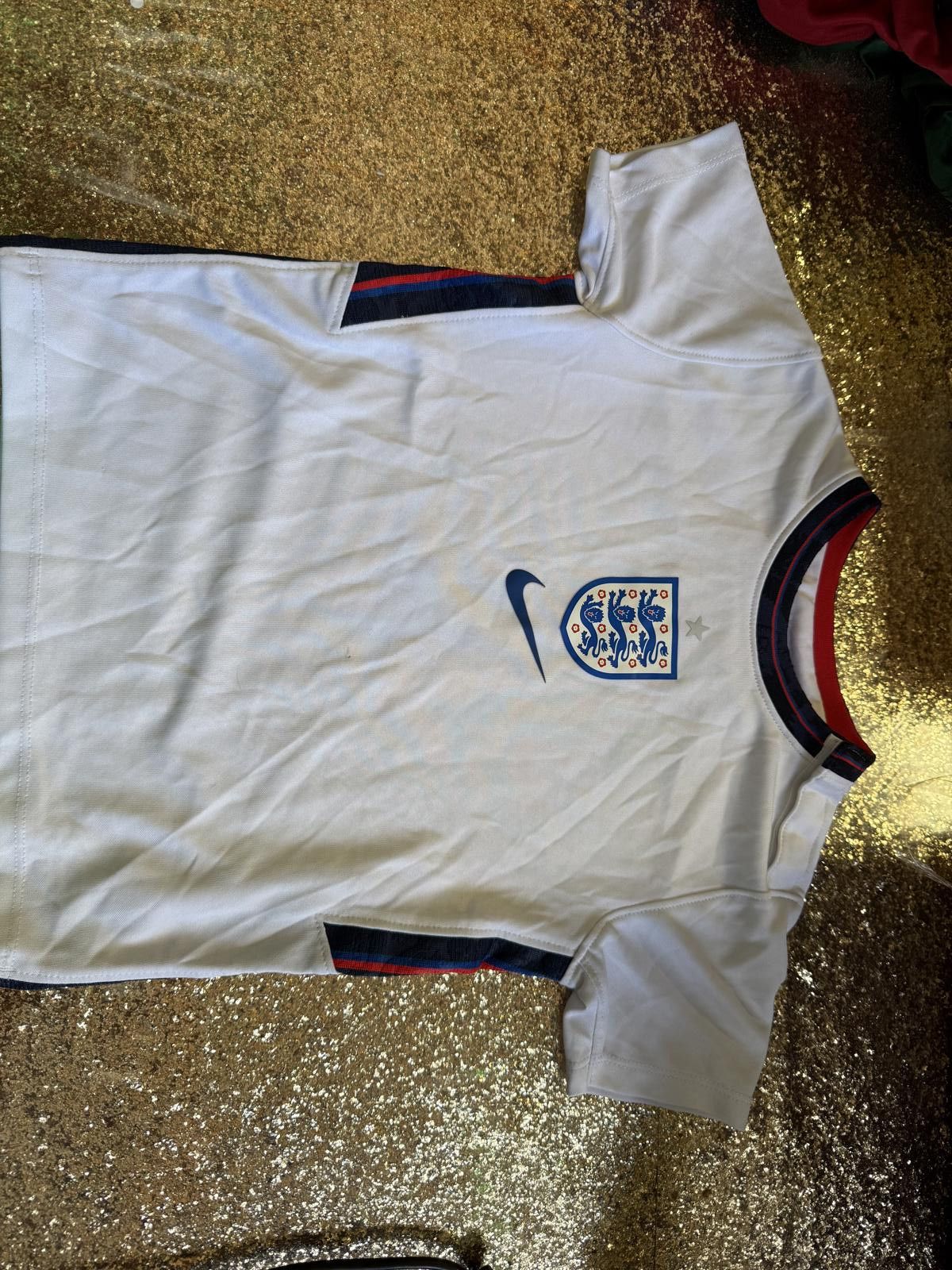 Nike Nike England Football Jersey White Men's Medium Size US M / EU 48-50 / 2 - 1 Thumbnail