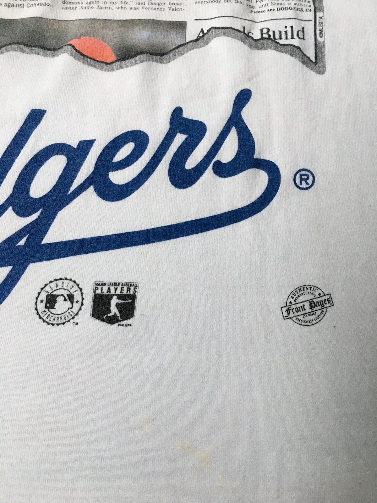 MLB Vintage Hideo Nomo LA Dodgers Tee Size US L / EU 52-54 / 3 - 4 Thumbnail
