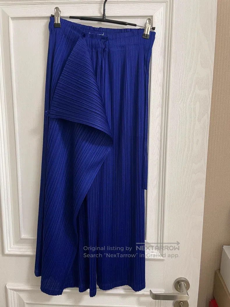 Issey Miyake Issey Miyake Blue Trousers Size 25" / US 0 / IT 36 - 2 Thumbnail