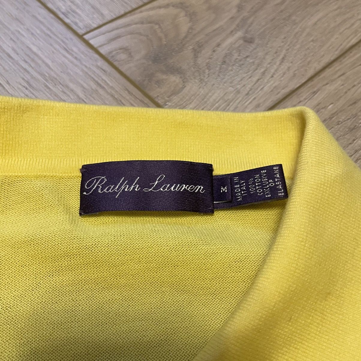 Ralph Lauren Purple Label Ralph Lauren Purple Label Yellow Polo Sweater Size US M / EU 48-50 / 2 - 7 Thumbnail