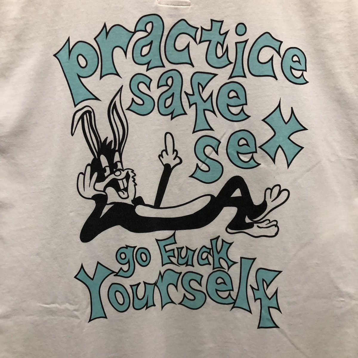 FR2 FR2 X Jungles Safe Sex "Practice Safe Sex Go Fuck Yourself" Size US L / EU 52-54 / 3 - 4 Thumbnail
