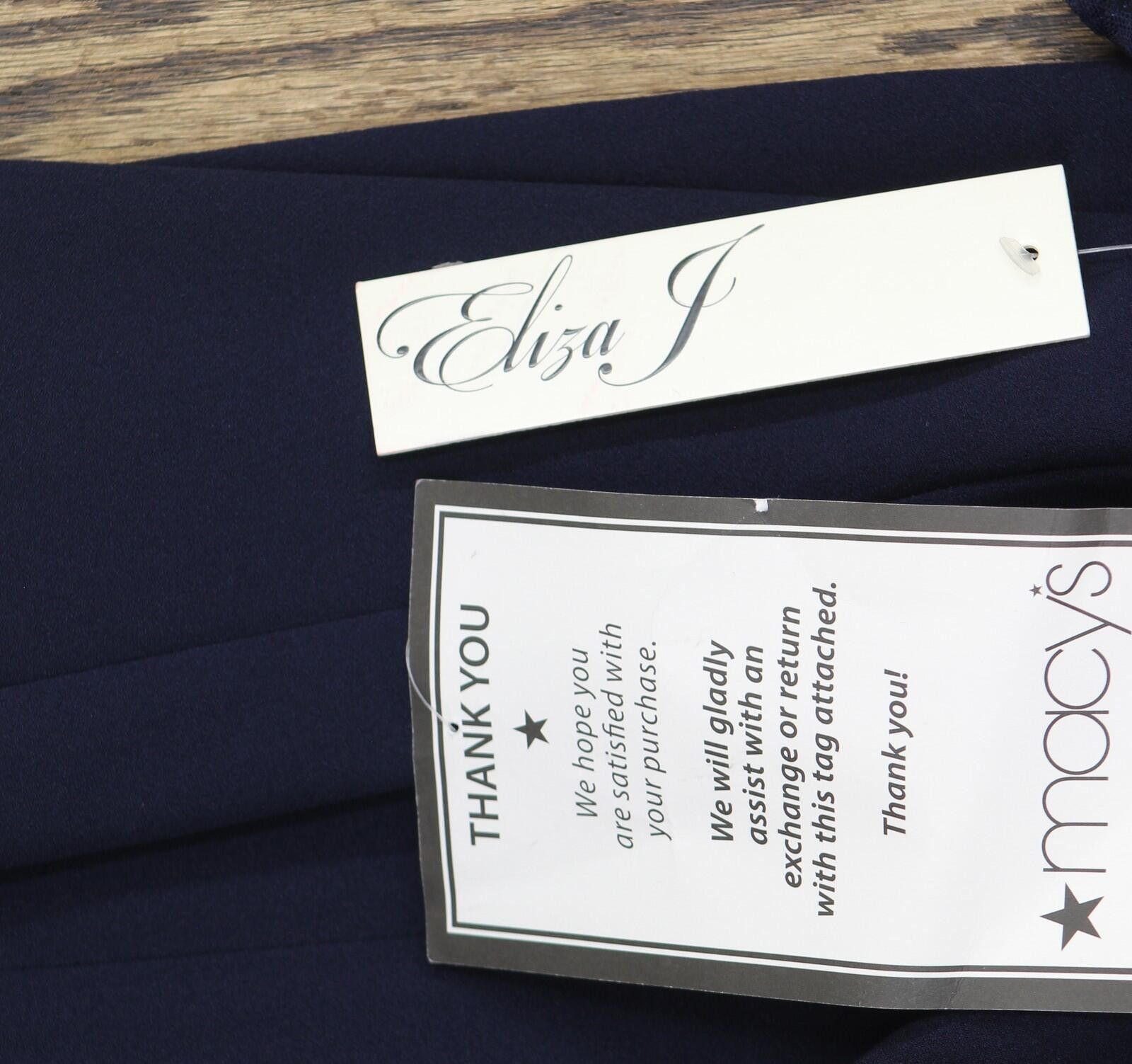 Other Nwt Eliza J Boat-neck Sheath Dress Ej4m3056 Navy Blue 2 Size XS / US 0-2 / IT 36-38 - 3 Thumbnail