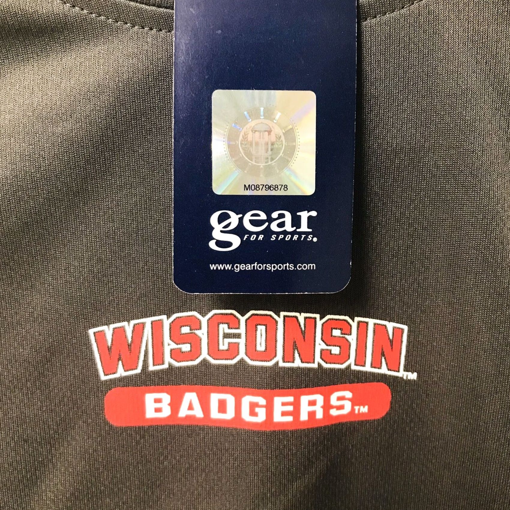 Vintage VINTAGE Gear Of Sports Men Wisconsin Badgers Athletic Performance Long Sleeve Shirt Size US S / EU 44-46 / 1 - 3 Thumbnail