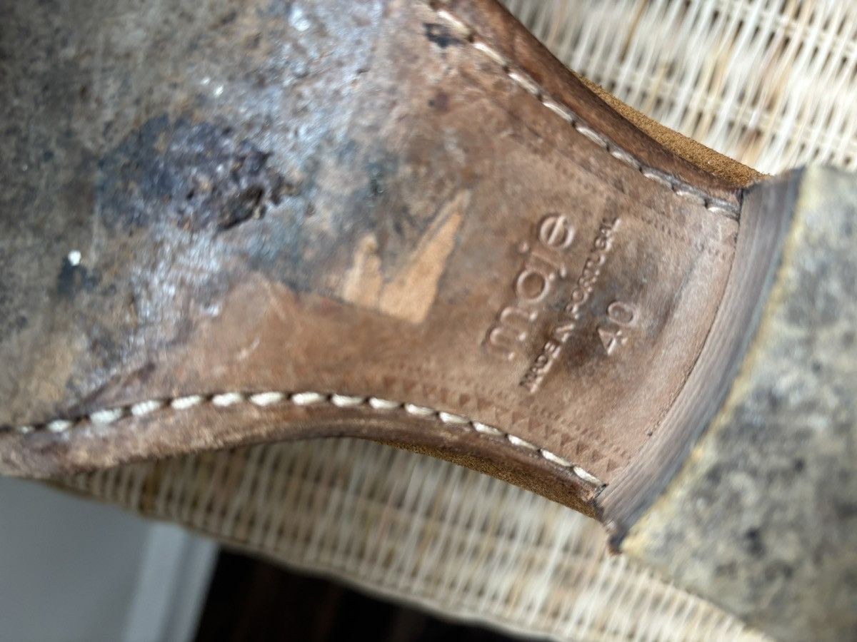 Maje Maje brown suede cowboy western boots Size US 9 / IT 39 - 4 Thumbnail