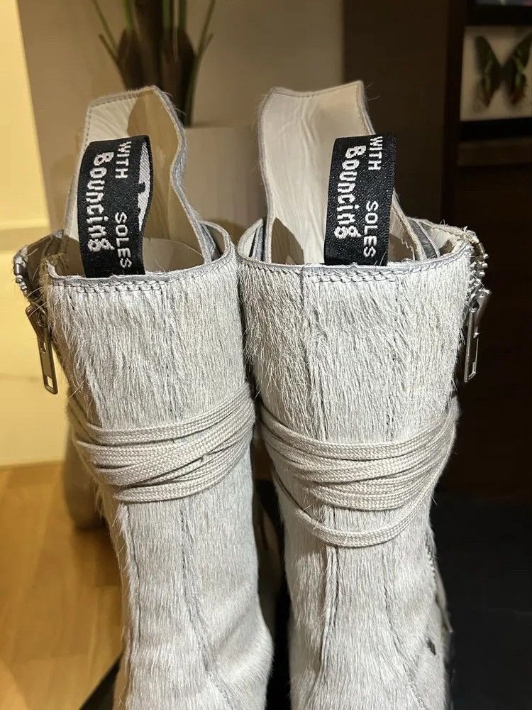 Dr. Martens × Rick Owens Rick Owens x Dr.Martens quad sole calf length boot Size US 7 / EU 40 - 4 Thumbnail