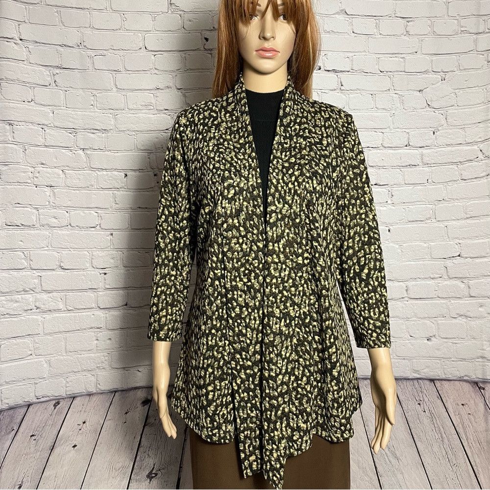 Chicos Additions By Chico's Open Front Jacket Size 1 US M Size M / US 6-8 / IT 42-44 - 1 Thumbnail